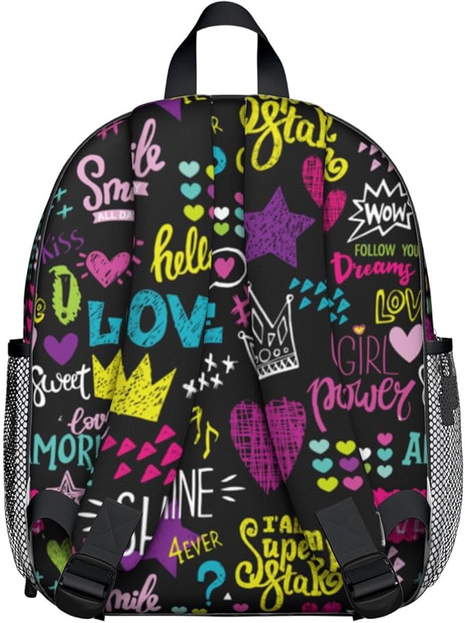 Toddler Backpack for Girls 3-8: Preschool Kindergarten Backpack - Cute Kids Backpacks for Girls-Confident Girl