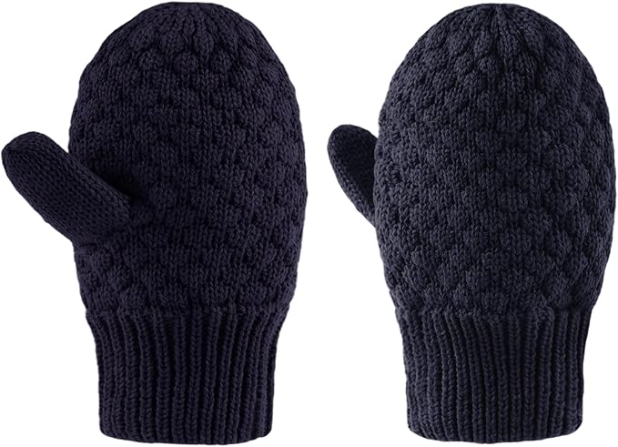 Baby Knit Mittens Toddler Boys Girls Gloves Winter Infant Newborn No Scratch Mitten 0-3 Years
