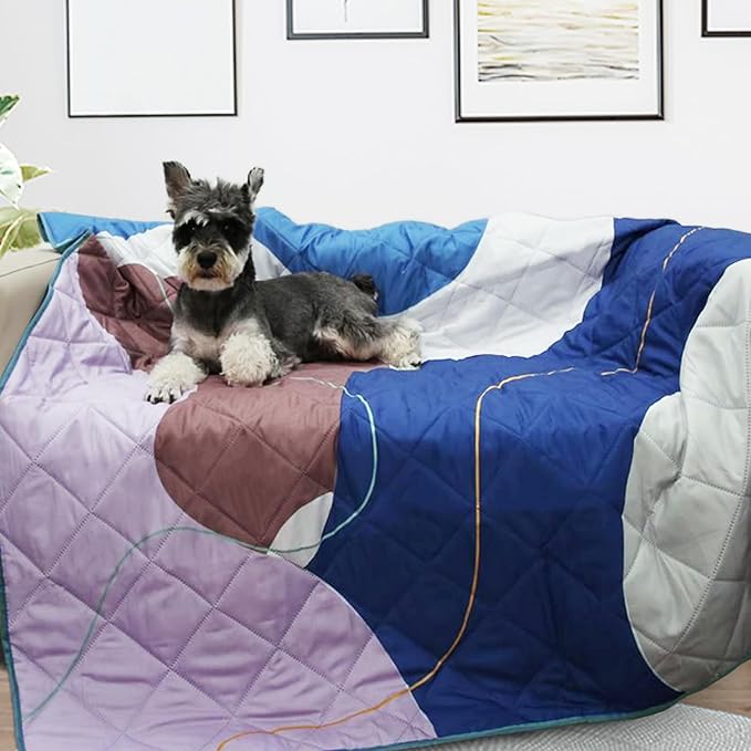 Exclusivo Mezcla Waterproof Picnic Blanket 60x80 Inches Large Multicolor Floral Polyester Sandproof Modern Camping Blanket