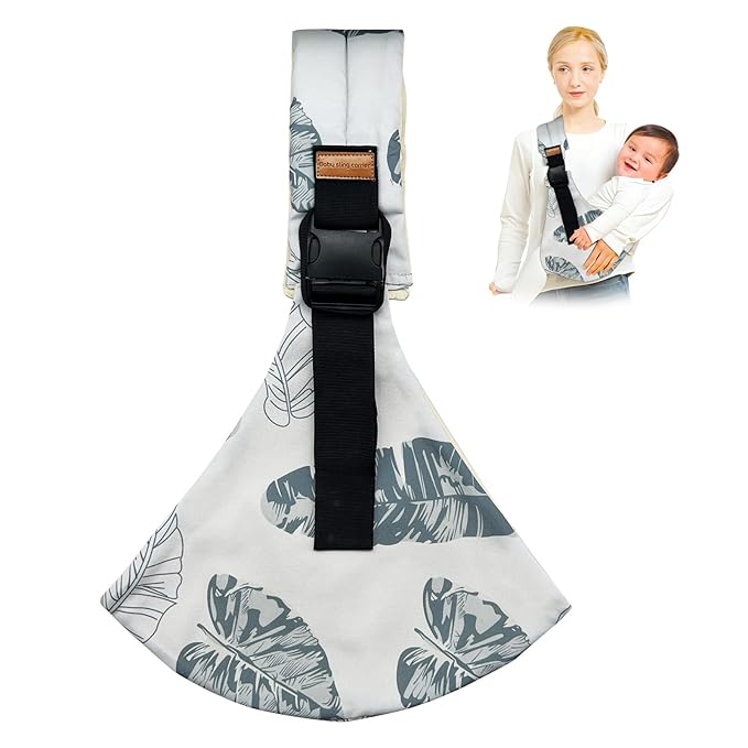 Baby Sling Carrier,Toddler Carrier, 2025 New Baby Sling,Portable and Lightweight Sling,Non-Slip Hip Seat Carrying 10-30lbs(Leaf)