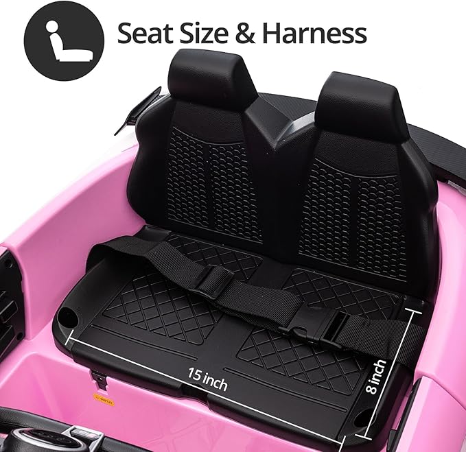 Electric Ride on Car for Kids, Licensed Audi 12V 7Ah Kids Ride-on Toy for Toddlers 3-5 Year Old Girls with Remote, Bluetooth - Pink