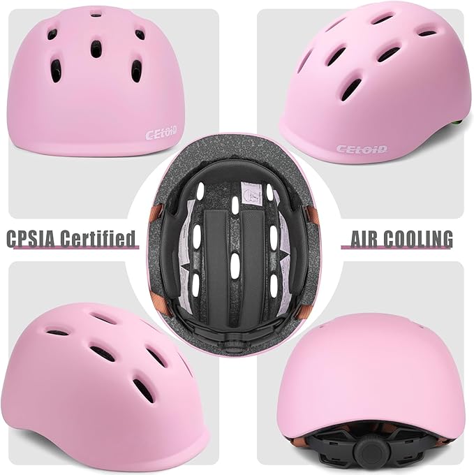 Kids Bike Helmet,Toddler Cyling Helmets for Ages 5-8-9-10-12-14-16Years Youth Boys & Girls,Child Adjustable Multi-Sport Bicycle Skateboard Roller Skate Scooter Balance Skateboarding Helmet