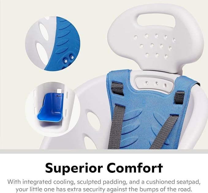 Schwinn Deluxe or Ovation Child Bike Carrier, Seats one Kid Ages 1+, Frame Mount, Adjustable Safety Harness, Quick Release Design, Comfortable Padding, Rear-Mounted Child Bike Seat for Toddler