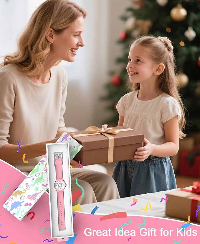 Kids Analog Watch Boys Girls, 30M Waterproof, Sports Watch for Boys, Easy to Read Children's Thin Dial Wrist Watches with Soft Band, for Ages 5-15 Kids Great Birthday Gifts Christmas Day