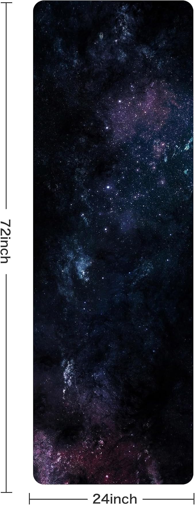 Non Slip Yoga Mat TPE Workout Mat for Men Women, Thick Workout Mat with Carrying Strap, Fitness Mats for Exercise, Yoga, Fitness, Pilates, Floor Workouts (72" x 24" x 6mm)