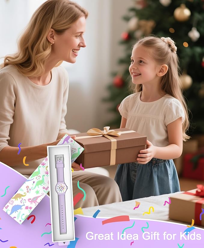 Kids Analog Watch Boys Girls, 30M Waterproof, Sports Watch for Boys, Easy to Read Children's Thin Dial Wrist Watches with Soft Band, for Ages 5-15 Kids Great Birthday Gifts Christmas Day