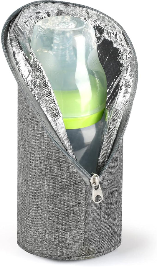 Accmor Baby Bottle Cooler Tote Bags, Insulated Breastmilk Cooler Bag, Nursing Bottle Warmer Bag for Nursing Mom Daycare Travel