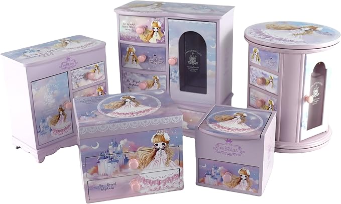 Music Jewelry Box for girls purple girls jewelry box Little girl birthday christmas Gift kids jewelry box Organizer