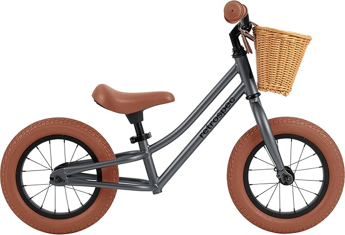 Retrospec Baby Beaumont Kids' Balance Bike for Toddlers, No Pedals, Cushioning Air Filled Tires for Boys and Girls Ages 18 Months - 3 Years, with Adjustable Seat Height