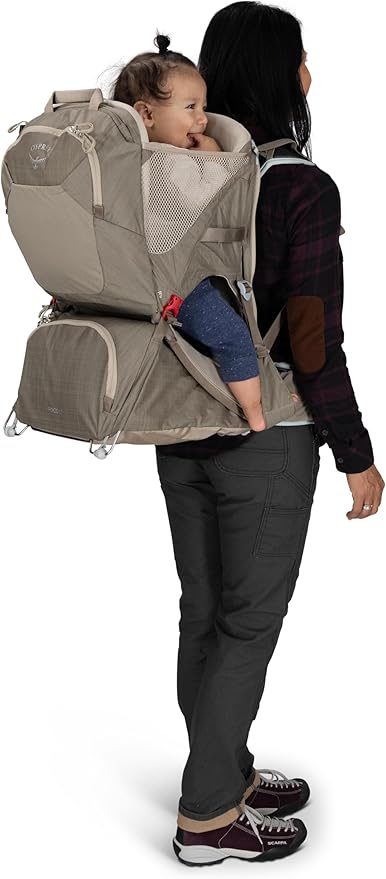 Osprey Poco LT Lightweight Child Carrier Backpack - Compact, Travel-Ready Kid Carrier with Sunshade and Adjustable Fit - Lightweight, Comfortable Hiking Carrier for Toddlers