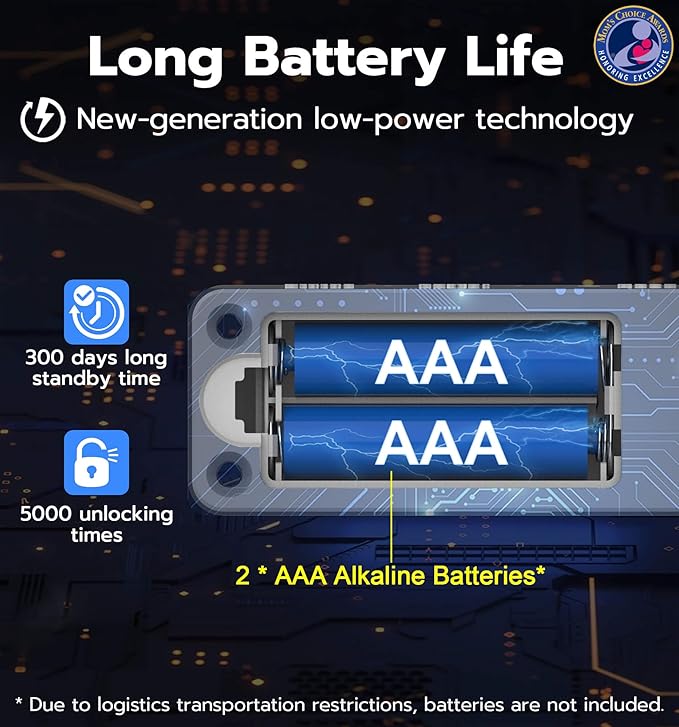 Anweller Smart Cabinet Lock, Hidden No Drill Keyless Electronic Digital Bluetooth RFID Magnetic Child Safety Baby Proofing Drawer Lock for Cupboard Closet Liquor Adults Secret Cabinets - White Orange