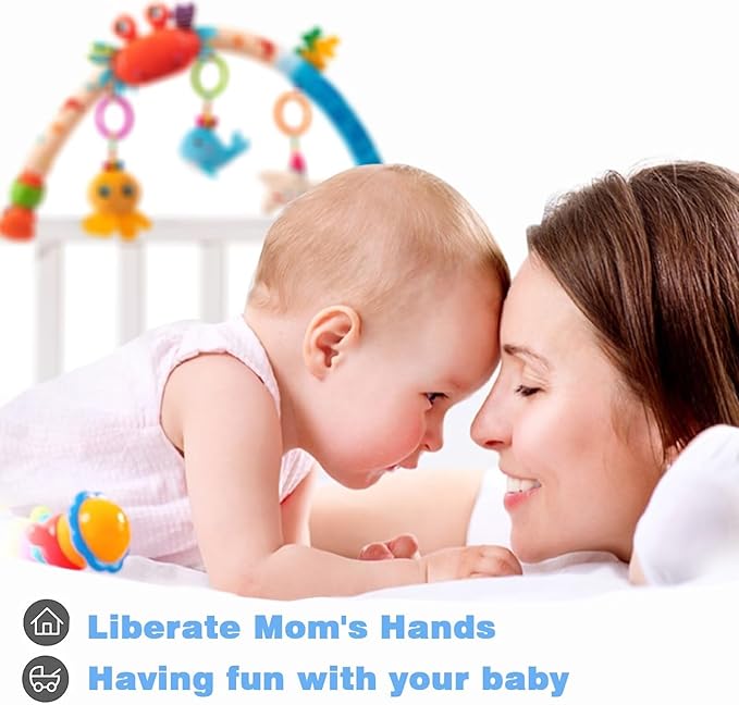 Pau1Hami1ton Baby Stroller Arch Toys, Car Seat Toys,Baby Gifts.S-19(Fish)