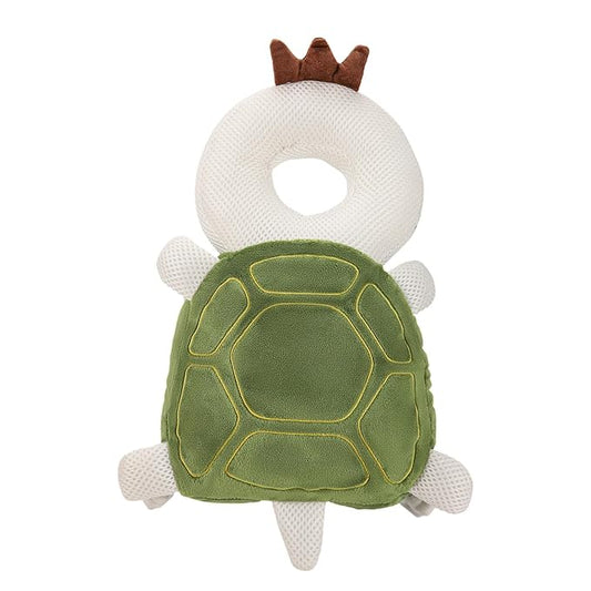 Baby Head Protection Backpack - Soft & Comfortable, Cute Cartoon Design, Turtle