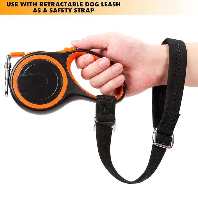 Baby Stroller Pram Wheelchair Safety Wrist Strap or Short Leash for Dog(Black)