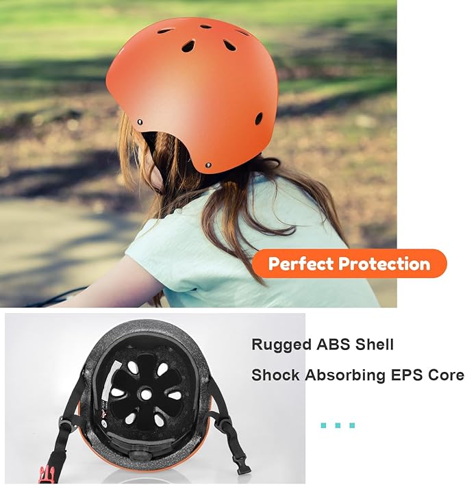 Kids Helmet, Toddler Adjustable Kids Ages 3-8 Years Old Boys Girls Multi-Sports Safety