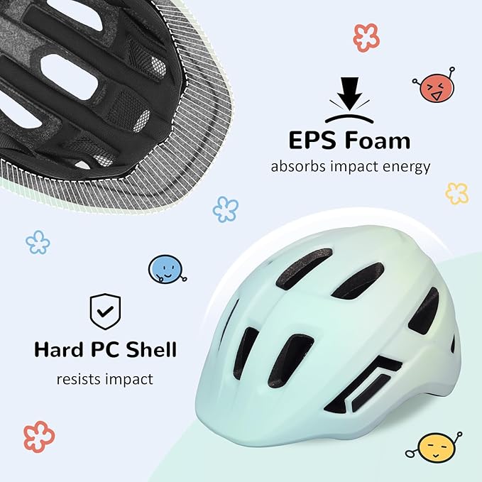 Toddler/Kids Bike Helmet, Adjustable and Multi-Sport, from Infant to Schoolchild, 2 Sizes