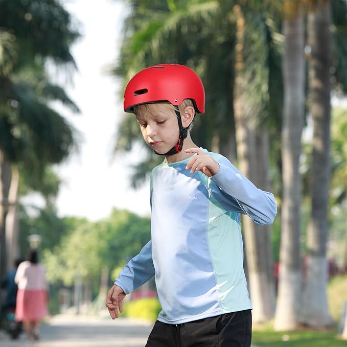 Skateboard Bike Helmet for Adults Women Men Youth Kids (2-3-5-8-14+ Years Boys Girls) - Lightweight Multi-Sport Adjustable Helmets for Bicycle Skateboard Scooter Skate Cycling