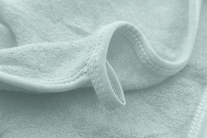 HIPHOP PANDA Baby Washcloths, Rayon Made from Bamboo - 2 Layer Ultra Soft Absorbent Newborn Bath Face Towel - Reusable Baby Wipes for Delicate Skin - Green, 30 Pack