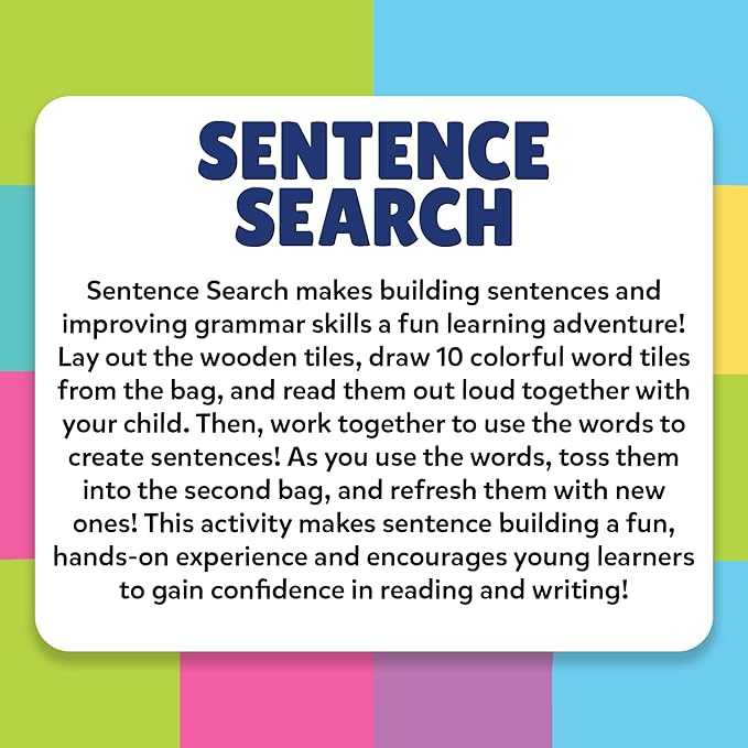 Skillmatics Learning Toys - Sentence Search, Fun Sentence Building Activity, Creative Word Play, Educational Toys for Kids, Gifts for Boys and Girls Ages 5, 6, 7, 8
