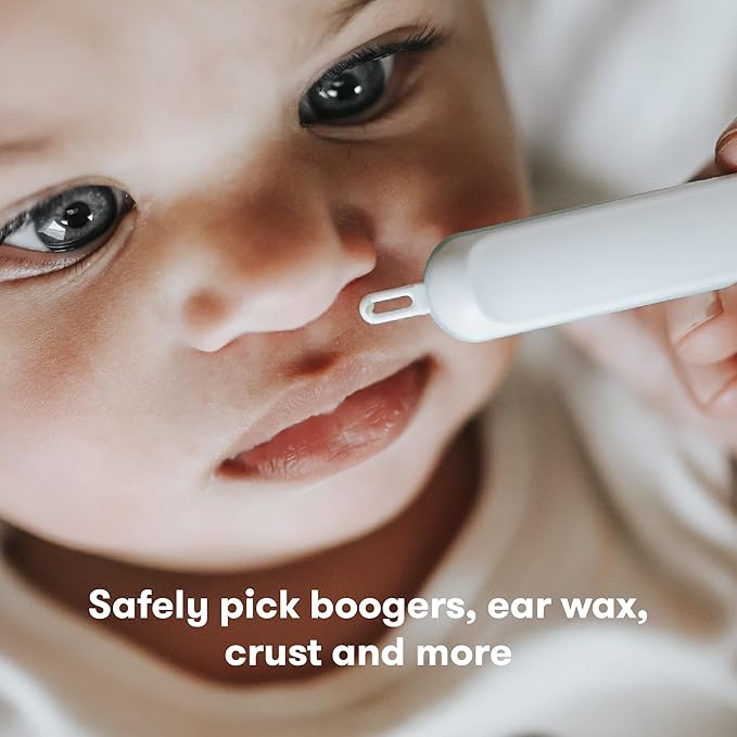 Frida Baby 3-in-1 Nose, Nail + Ear Picker by Frida Baby the Makers of NoseFrida the SnotSucker, Safely Clean Baby's Boogers, Ear Wax & More