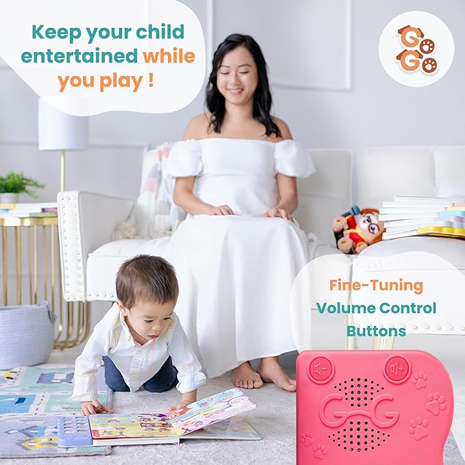 GO GO 9 Fairy Tale Songs: Interactive Sound Book, Musical Books for Toddlers 1-3, Talking Books for Toddlers 1-3, Music Books for Toddlers 1-3, Baby Music Book, Sing Along Books, Baby Book with Sounds