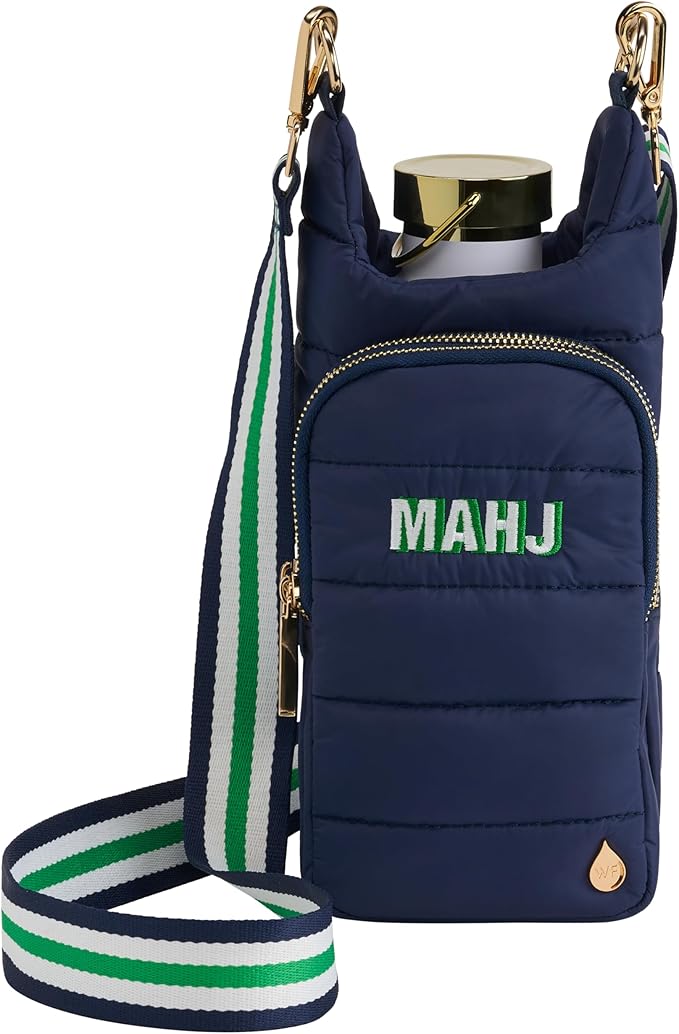 WanderFull® Original HydroBag® Collection, Water Bottle Holder w/Strap & Phone Pocket, Hands-Free Crossbody Water Bottle Bag