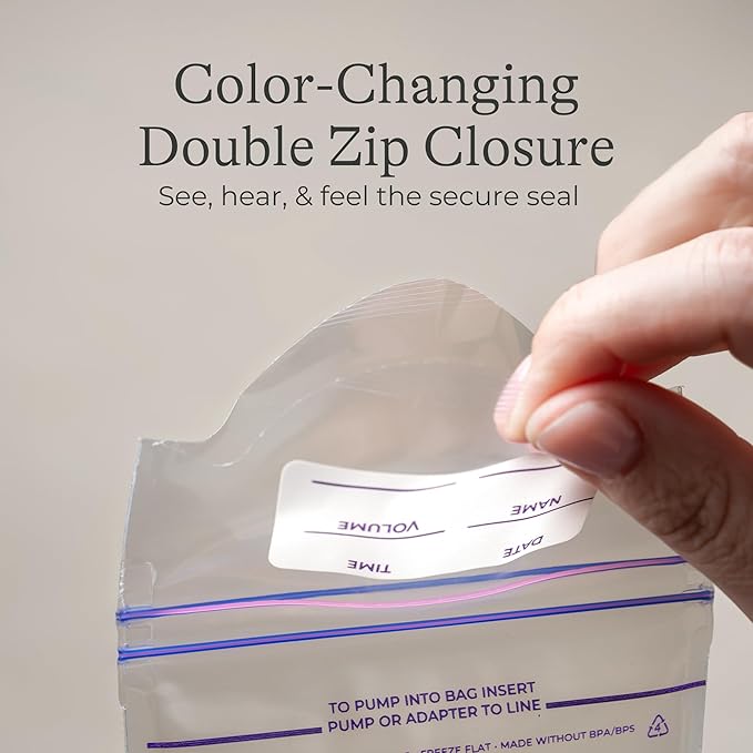 Lansinoh Breastmilk Storage Bags, 150 Count, Baby Essentials, Fast Freeze & Thaw Breast Milk Bags for Baby Bottle Feeding, Superior Strength & Stretch, 6 Ounce