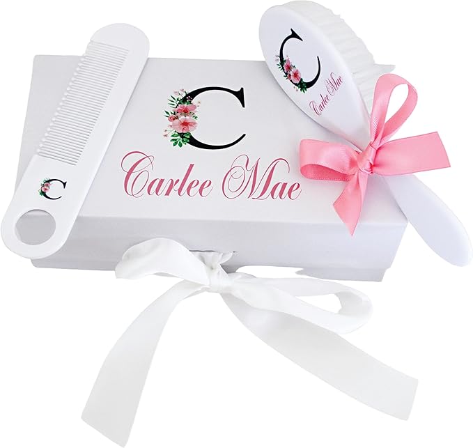 Personalized Baby Gift - Baby Brush and Comb Set, Suitable for Ages 0-3 Years, New Baby Gift