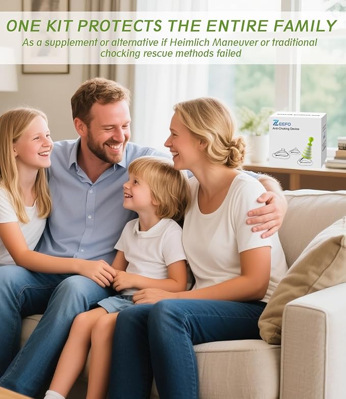 Choking Rescue Device, Anti Choking Device for Kids and Adults, Portable First Aid Choking Rescue, Airway Suction Device for Children and Adults - Home Kit