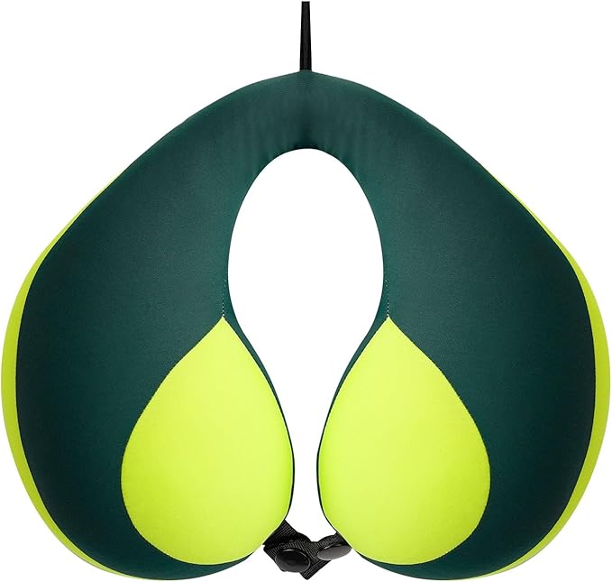 MOOB Neck Pillows for Kids Car & Airplane, Toddler Neck Pillow for Carseat Traveling Gifts for Toddler & Children U-Shape Car Seat Head Travel Neck Pillow Green
