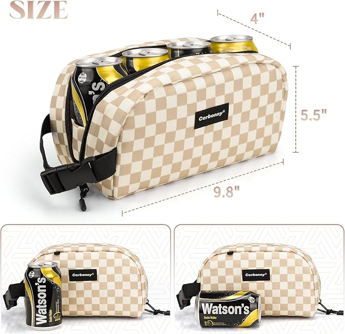 Small Cooler Bag Freezable Lunch Bag for Work School Travel,Leak-proof Small Lunch Bag,Small Insulated Bag For Kids/Adults,Freezer Lunch Bags,Freezable Snack Bag,Mini Lunch Bag 9.8x5.5x4 inch