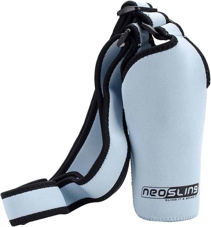 NEOSLING, Adjustable Neoprene Bottle Holder, Sky Blue