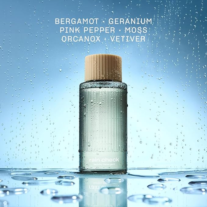 Snif Rain Check Laundry Detergent, Clean and Crisp Scent, 64 Loads, Non-Irritating to Skin, Clean, Non-Toxic, Vegan, Cruelty Free, 32oz