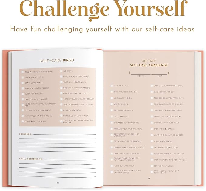 Self Care Planner by epic self - Undated Wellness Planner, 48 Weeks - Self-Love, and Habit Tracker for Women - Prioritize Your Well-being in 2024 - Daily & Weekly Reflection Pages