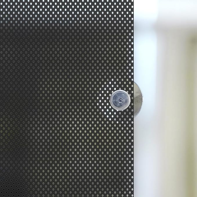 SCHRLING No Drill Cordless Light Filtering Window Shade, Transparent Temporary Shade for Filtering Glare, 39" W x 63" L with Suckers, for Living Room, Bedroom