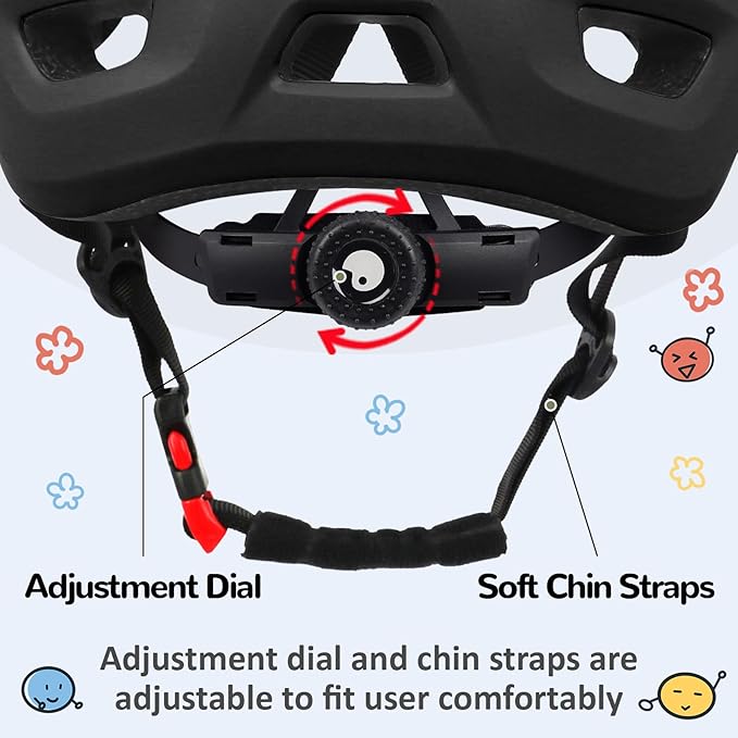 Toddler/Kids Bike Helmet, Adjustable and Multi-Sport, from Infant to Schoolchild, 2 Sizes