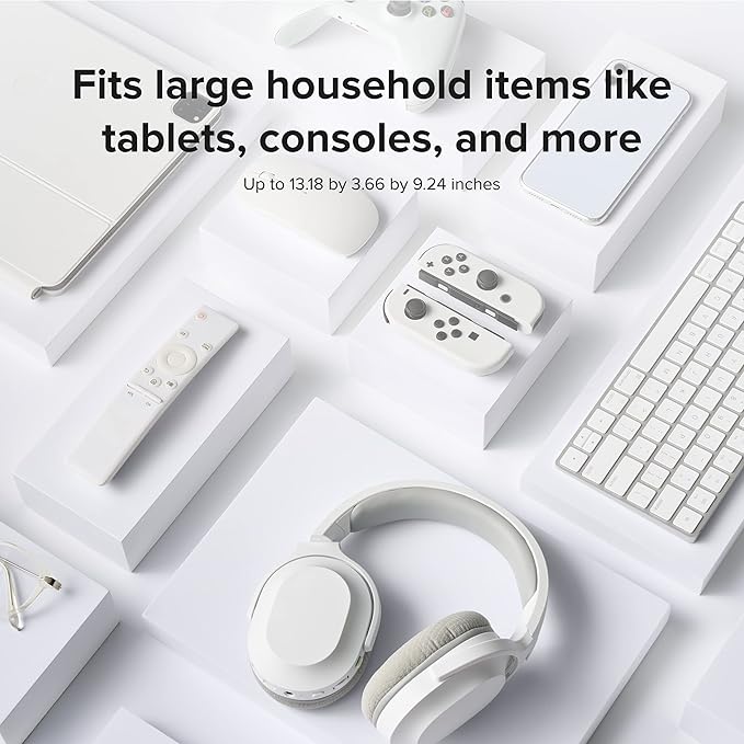 PhoneSoap XL (HomeSoap) UV Llight Sanitizer | 360° UV Sanitizing Box & Charger | Large Capacity | Sanitizes Tablets, Baby Bottles, Remotes, Toys & More (White)