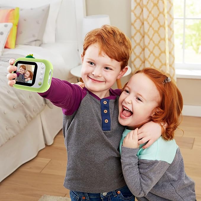 2 in 1 Microscope for Kids & Video Camera, 1000X Digital Microscope with 2.4" Screen, 1080P Portable Handheld Kids Camera Toys, STEM Educational Science Kit Toys for 3-12 Age Years Old Boys Girls