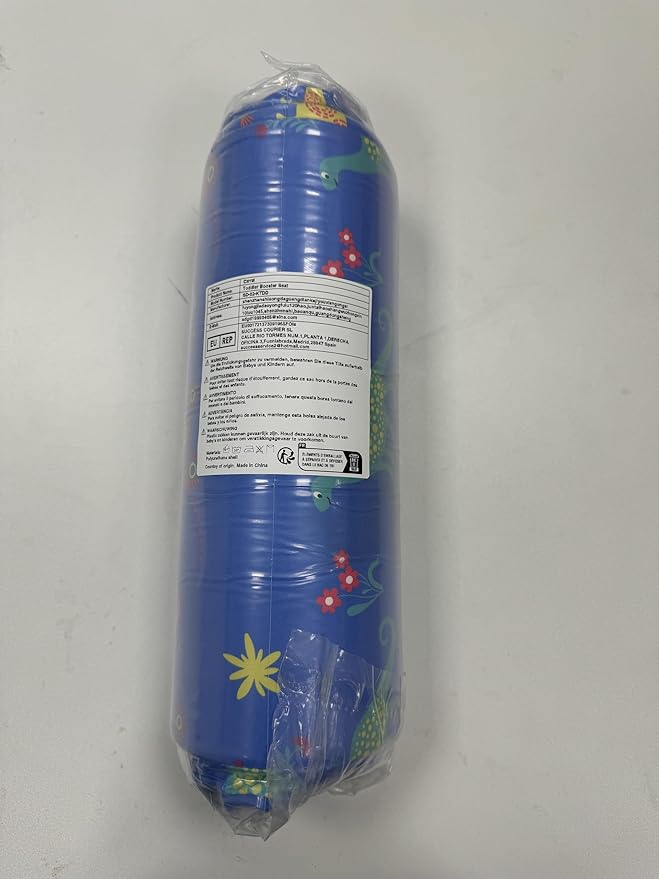 Toddler Booster Seat for Dining Table Cartoon Stronger Support Baby Kids Booster Seat for Dining Table Washable 2 Safer Straps Non-Slip Bottom Portable Increasing Cushion for Travel Home