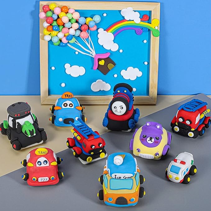 CiaraQ Modeling Clay Kit - 36 Colors Air Dry Ultra Light Clay, Safe & Non-Toxic, Great Gift for Kids.