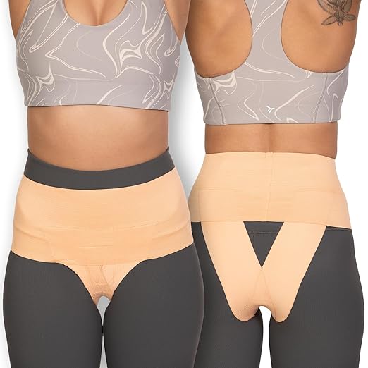 Pelvic Orthotic Support Belt - Uterus Support Girdle for Women’s Prolapsedfor Dropped Bladder | Vulvar Varicosities | Postpartum Recovery | Symphysis Pubis | Dysfunction Pain - High Waist