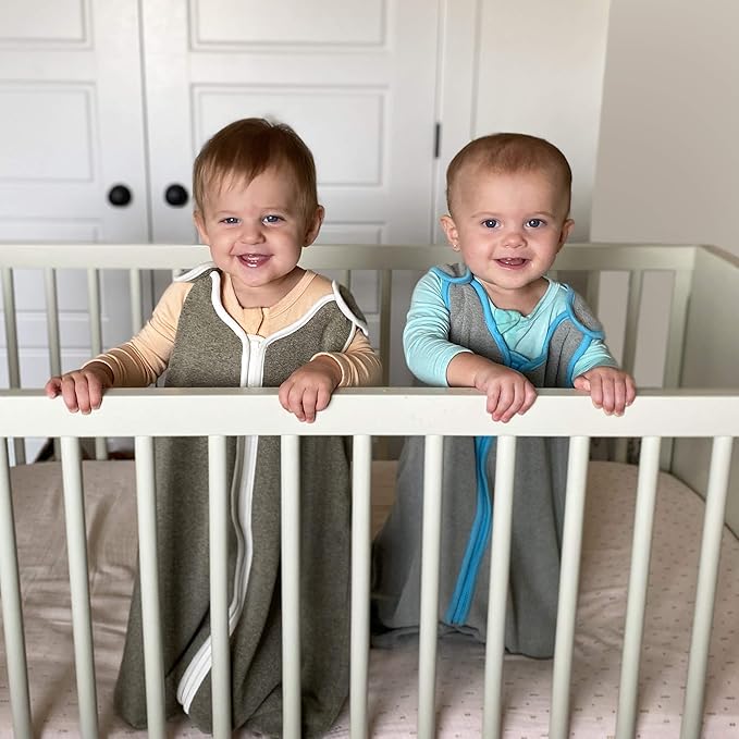 Baby Sleeping Bag Sack - Premium Polar Fleece, Indoor Wearable Blanket - Boys & Girls. Fits Infants, With Convenient Shoulder Straps for Safe & Comfortable Sleep, Mocha, Medium (6-18 Months)