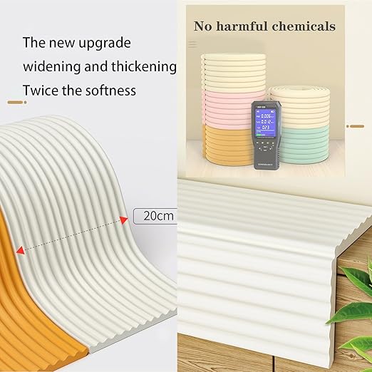 Bunk Bed Ladder Pads,Traction Treads for Stair Steps,Self-Adhesive Bunk Bed Ladder Cover Foam Padding,Soft Extra-Wide Edge Protector,Furniture 6.5 Ft Green