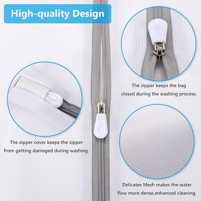 Mesh Laundry Bags for Delicates,with Upgrade the hanging ring,mesh laundry bags for washing machine12 x 16 Inches ﻿ (1 Medium)