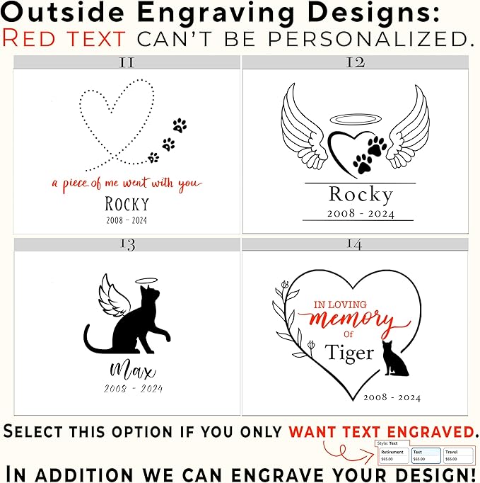 Personalized Pet Memorial Gifts - Loss of a Pet Keepsake Box Acacia Wood, Engraved Dog Remembrance Gift, Gift for Someone Who Lost a Dog, Cat, Pet Memory Box, Bereavement Gift, 8x6x4 in