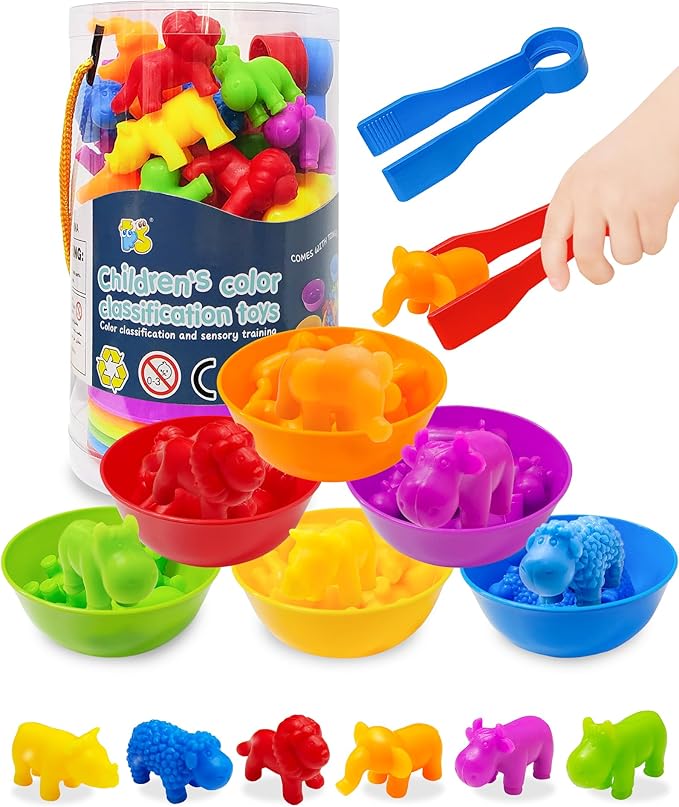 Yetonamr Counting Dinosaurs Montessori Toys for 3 4 5 Years Old Boys Girls, Toddler Preschool Learning Activities Toy for Kids Ages 3-5, 4-8, Birthday Gifts Sensory Toys