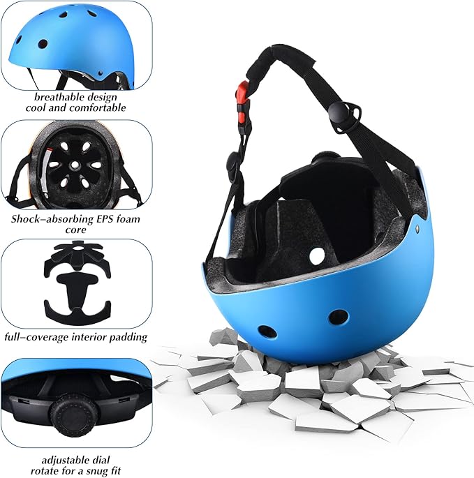 Kingdder 4 Pack Kids Helmets Toddler Adjustable Bike Helmet Ages 3-8 CPSC Certified Children Training Headwear for Boys Girls Skateboard Bicycle Scooter Cycling Riding Sports