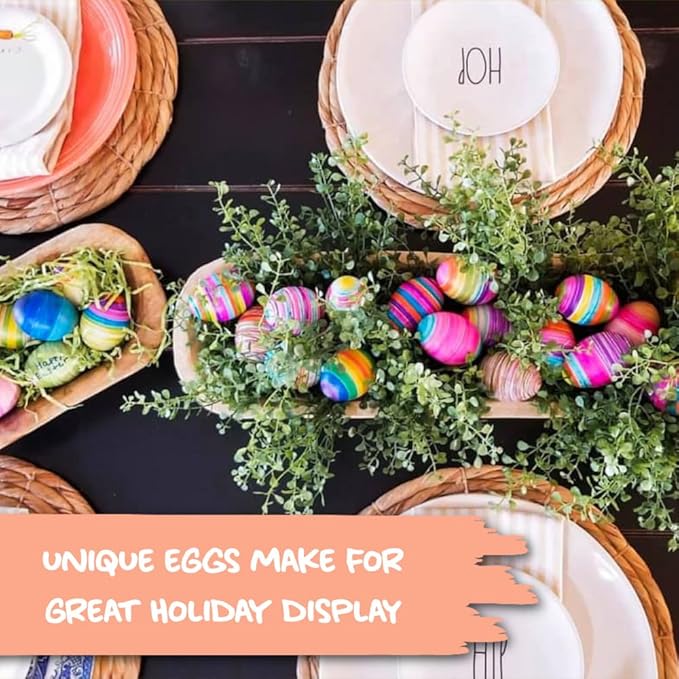 The Eggmazing Egg Decorator Easter Egg Decorator Kit - Arts and Crafts Set - Includes Egg Decorating Spinner and 8 Colorful Quick Drying Non Toxic Markers (Purple) - Packaging May Vary