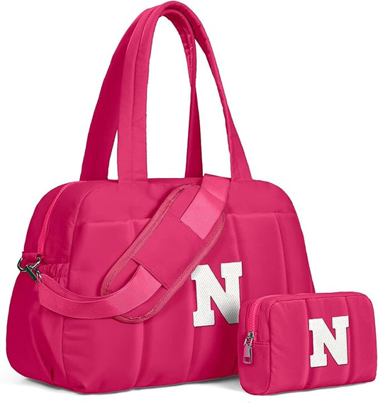 Dance Bag, Kid Weekender Bags，Girl Overnight Bag with Wet Pocket，Gifts for Teen Girls-Lightweight Travel Tote Personalized Cheer Bags with Makeup Pouch