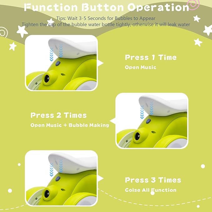 6V Electric Baby Balance Bike with Bubble Machine,4 in 1 Toddler Balance Bike w/Remote Control for 1 Year Old Boys Girls Kids Bubble Bike Ride on Toys w/Powered Motor,Music,LED Lights (Cyan)